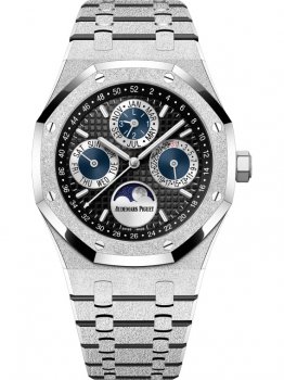 Audemars Piguet Royal Oak Quantieme Perpetuel 41 Or Blanc Givre Noir 26574BC.GG.1224BC.01