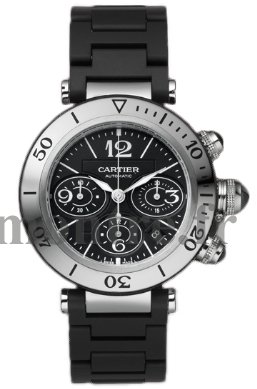 Cartier Pasha Seatimer Chronographe Automatique W31088U2 - Cliquez sur l'image pour la fermer