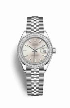 Réplique montre Rolex Datejust 28 Blanc Role blanc 279384RBR m279384rbr-0007