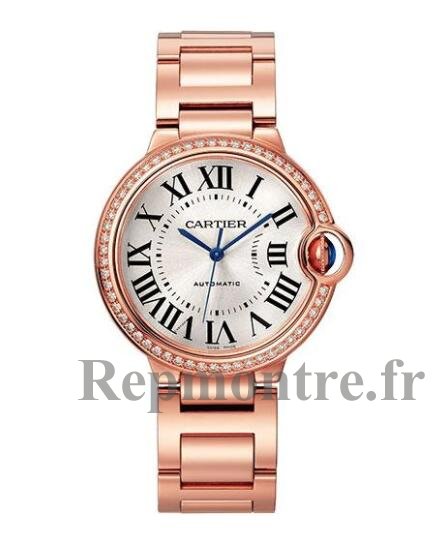 Copie de Cartier Ballon Bleu de Cartier 36 mm Or Rose Diamants WJBB0064 - Cliquez sur l'image pour la fermer