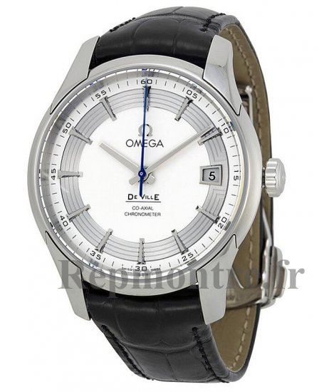 Réplique Omega De Ville Hour Vision Argent Cadran Noir Cuir 431.33.41.21.02.001 - Cliquez sur l'image pour la fermer