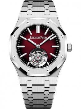 Audemars Piguet Royal Oak 26730ST.OO.1320ST.05 Tourbillon Volant Automatique Acier Inoxydable Bordeaux