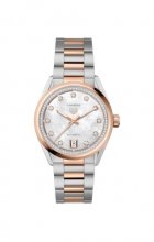 TAG Heuer Carrera Date 36 Acier inoxydable Or rose Nacre Diamant WBN2351.BD0000