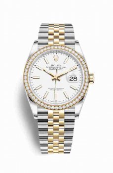 Réplique montre Rolex Datejust 36 Jaune Roles jaune 18 ct 126283RBR AB2030121B1S1