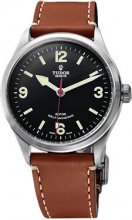 Réplique Tudor Heritage Ranger Automatique Cadran noir Brown Cuir 79910-Cuir