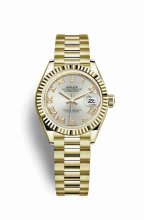 Réplique montre Rolex Datejust 28 jaune 18 ct 279178 m279178-0020