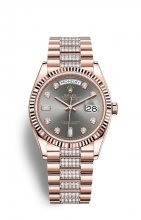 Replique Rolex Day-Date 36 18 ct EveOr Rose M128235-0051