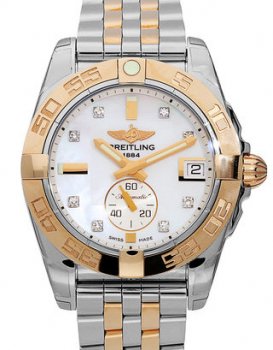 qualite superieure Réplique Breitling Galactic C3733012/A725/376C Women 36 mm Acier and Rose or Automatique