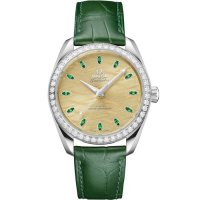 Omega Seamaster Aqua Terra 150M Master Chronometer 34 Canopus Or Diamant Champagne 220.58.38.20.99.008