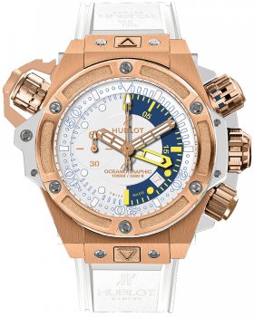 Réplique Hublot King Power Oceanographic 1000 King Or White 48mm 732.OE.2180.RW