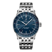 Breitling Navitimer Automatique 41 mm Replique de montre pour homme en acier inoxydable bleu A17329161C1A1
