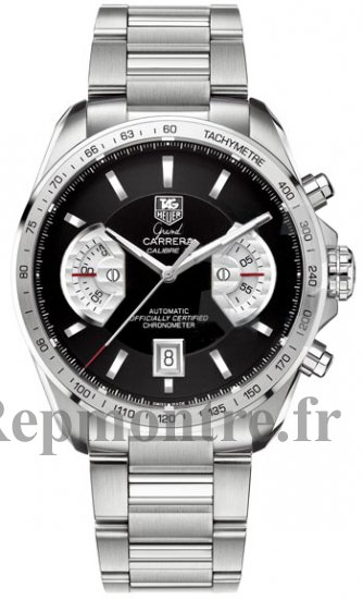 Réplique Tag Heuer Grand Carrera Calibre 17 automatique Cronografo 43 mm CAV511A.BA0902 - Cliquez sur l'image pour la fermer