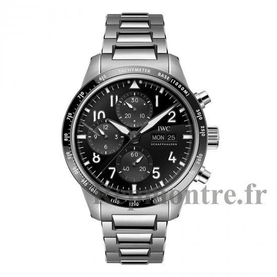 IWC Pilot Performance Chronographe 41 mm AMG Copie montre pour homme Titane noir IW388304 - Cliquez sur l'image pour la fermer
