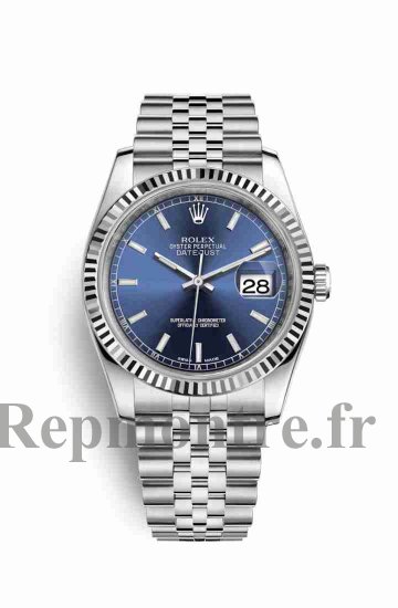 Réplique montre Rolex Datejust 36 blanc Roles blanc 116234 Cadran - Cliquez sur l'image pour la fermer