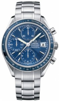 Réplique Omega Speedmaster Day-Date Chronographe Bleu Cadran 40mm 3212.80.00