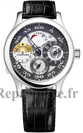 Chopard L.U.C. Tech Regulator hommes Réplique Montre 168449-3001 - Cliquez sur l'image pour la fermer