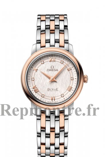AAA Réplique Montre OMEGA De Ville Acier Or rouge diamants 424.20.27.60.52.003 - Cliquez sur l'image pour la fermer