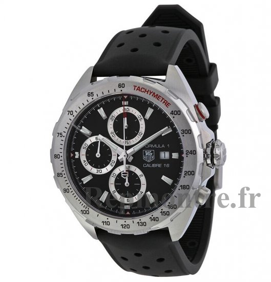 Tag Heuer Formula 1 Chronographe Automatique Noir Dial Noir Rubber CAZ2010FT8024 - Cliquez sur l'image pour la fermer