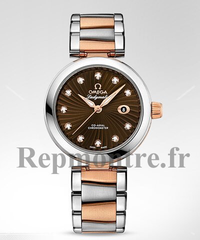 Réplique Omega DeVille Damesmatic marron Dial Two Tone Montre 425.20.34.20.63.001 - Cliquez sur l'image pour la fermer