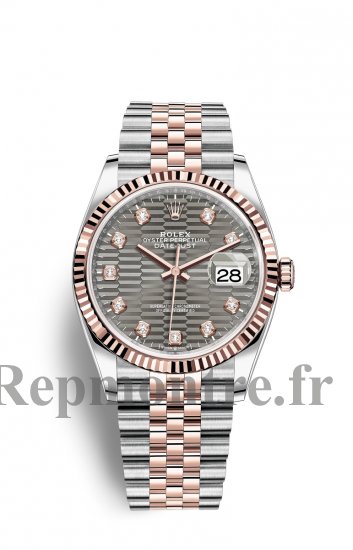 Copie de Rolex Datejust 36 OysterAcier and EveOr Rose M126231-0041 - Cliquez sur l'image pour la fermer