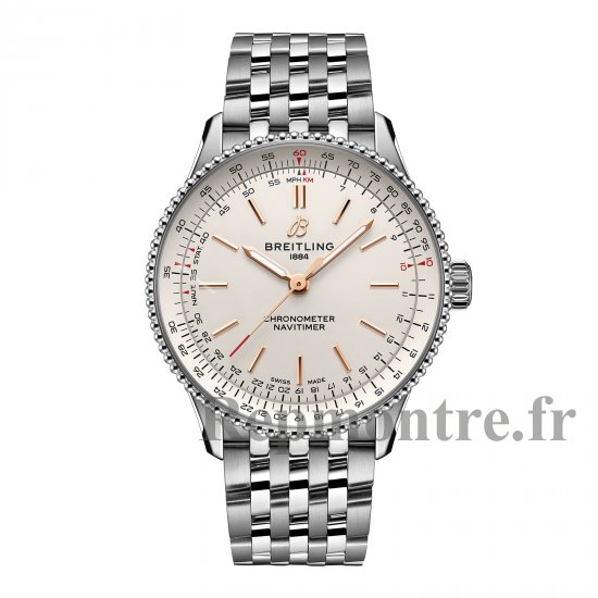 Breitling Navitimer 36 mm Replique montre femme Argent A17327211G1A1 - Cliquez sur l'image pour la fermer