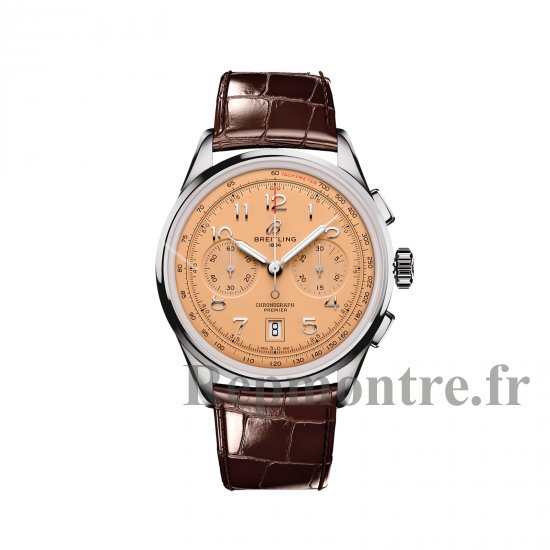 Breitling Premier B01 Chronographe 42 mm Copie montre pour homme Cuivre AB0145331K1P1 - Cliquez sur l'image pour la fermer