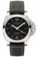 AAA de haute Réplique montre Panerai Luminor 1950 3 Jours GMT Acciaio 44mm PAM01535