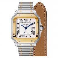 Cartier Santos Medium Acier & Or Jaune W2SA0016