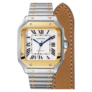 Cartier Santos Medium Acier & Or Jaune W2SA0016