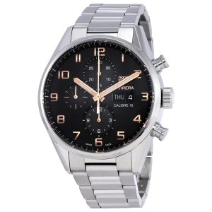 Réplique de montre Tag Heuer Carrera Noir Cadran hommes CV2A1AB.BA0738