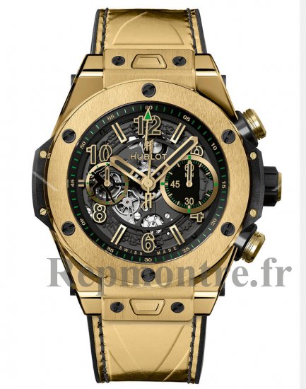 Hublot Big Bang Unico Jaune Or Usain Bolt 411.VX.1189.VR.USB16 - Cliquez sur l'image pour la fermer