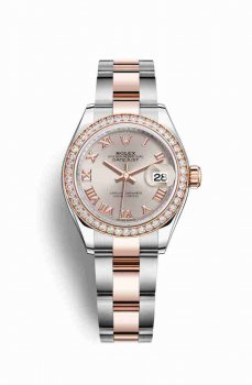Réplique montre Rolex Datejust 28 Everose Roles 18 ct Everose 279381RBR m279381rbr-0006