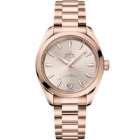 Omega Seamaster Aqua Terra 150M Master Chronometer 34 bracelet en or rose Sedna 220.50.34.20.09.001