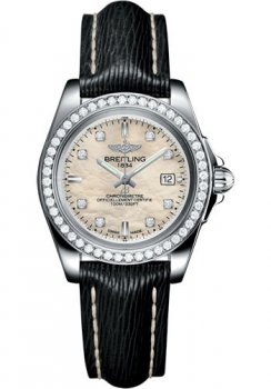 AAA Réplique Montre Breitling Galactic 32 Sleek Edition Acier/diamants A7133053/A801/208X/A14BA.1