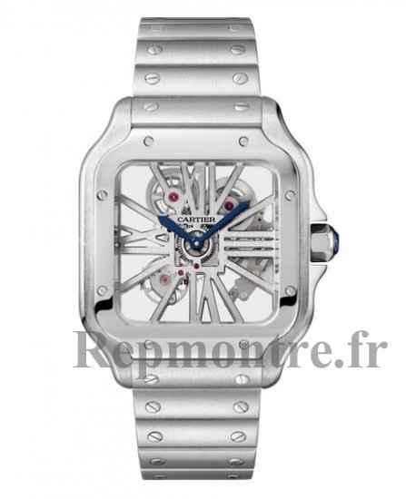 Réplique montre Cartier Santos De Cartier Grand Squelette WHSA0015 - Cliquez sur l'image pour la fermer