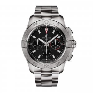 Breitling Avenger Chronographe B01 44 mm Copie montre pour homme Acier inoxydable noir AB0147101B1A1