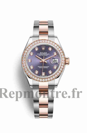Réplique montre Rolex Datejust 28 Everose Roles 18 ct Everose 279381RBR m279381rbr-0016 - Cliquez sur l'image pour la fermer