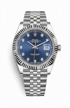 Réplique montre Rolex Datejust 41 blanc Roles blanc 126334 m126334-0016