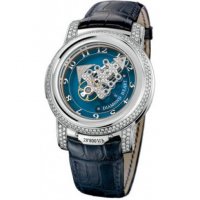 Réplique Ulysse Nardin Freak 28'800 V / h Montre Phantom Bleu 020-81