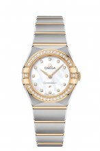 AAA Réplique Montre OMEGA Constellation Acier or jaune diamants 131.25.25.60.55.002