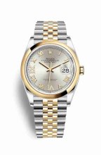 Réplique montre Rolex Datejust 36 Jaune Roles jaune 18 ct 126203 m126203-0031