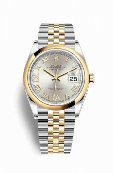 Réplique montre Rolex Datejust 36 Jaune Roles jaune 18 ct 126203 m126203-0031