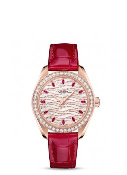 OMEGA De Ville Acier rouge 424.23.33.20.52.002 Réplique montre