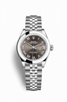 Réplique montre Rolex Datejust 28 279160 Gris fonce Cadran
