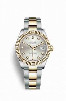 Réplique montre Rolex Datejust 31 Jaune Roles jaune 18 ct 178313 m178313-0051
