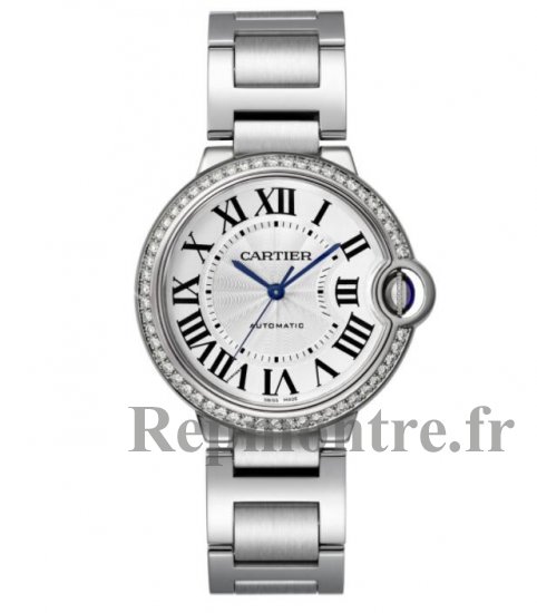 Replique Cartier Ballon Bleu automatique Diamond Silver Dial Ladies W4BB0024 - Cliquez sur l'image pour la fermer