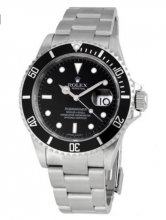 Réplique Rolex Submariner Noir Indice glace Cadran Oyster Bracelet Inoxydable Acier 16610-BKSO