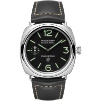 Réplique Panerai Radiomir Black Seal Logo a remontage manuel Cadran Noir 45 mm Homme - PAM00754