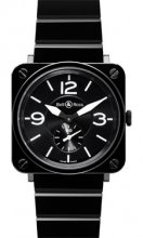 Réplique Bell & Ross BR S Quartz 39mm BRS Noir Ceramic Bracelet Montre