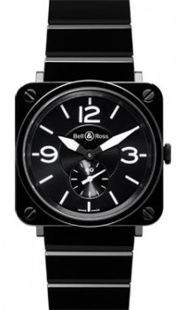 Réplique Bell & Ross BR S Quartz 39mm BRS Noir Ceramic Bracelet Montre